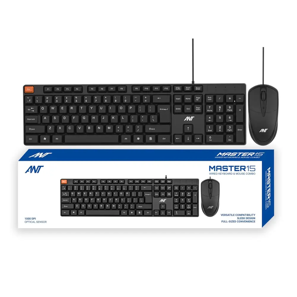 Ant Value USB Keyboard Mouse Combo MASTER15